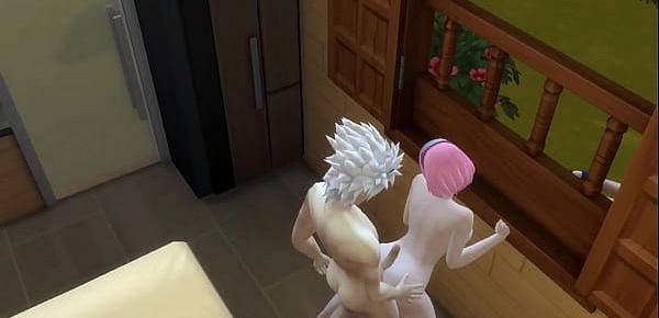  Sakura Follada en masaje Naruto Hentai Netorare Anime 3D Joven Esposa Buenisima